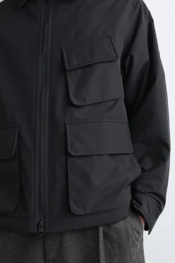 GEFÜTTERTE UTILITY-JACKE AUS NYLON