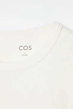 GERIPPTES LANGARMSHIRT AUS JERSEY