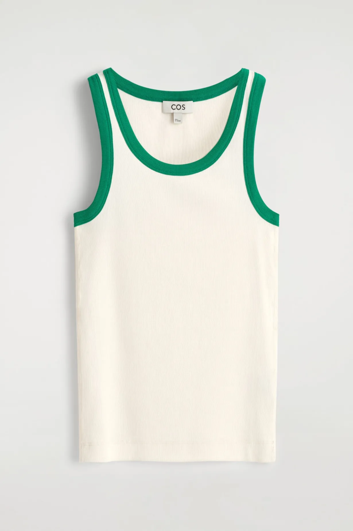 GERIPPTES TANKTOP AUS BAUMWOLLE