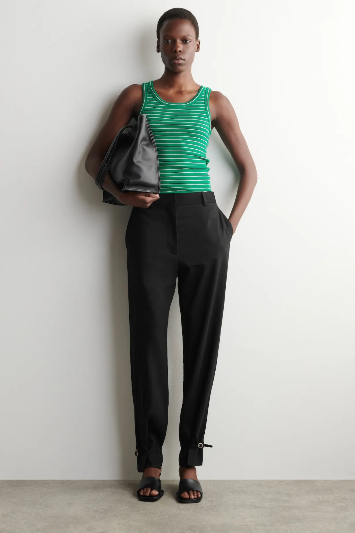 GERIPPTES TANKTOP AUS BAUMWOLLE