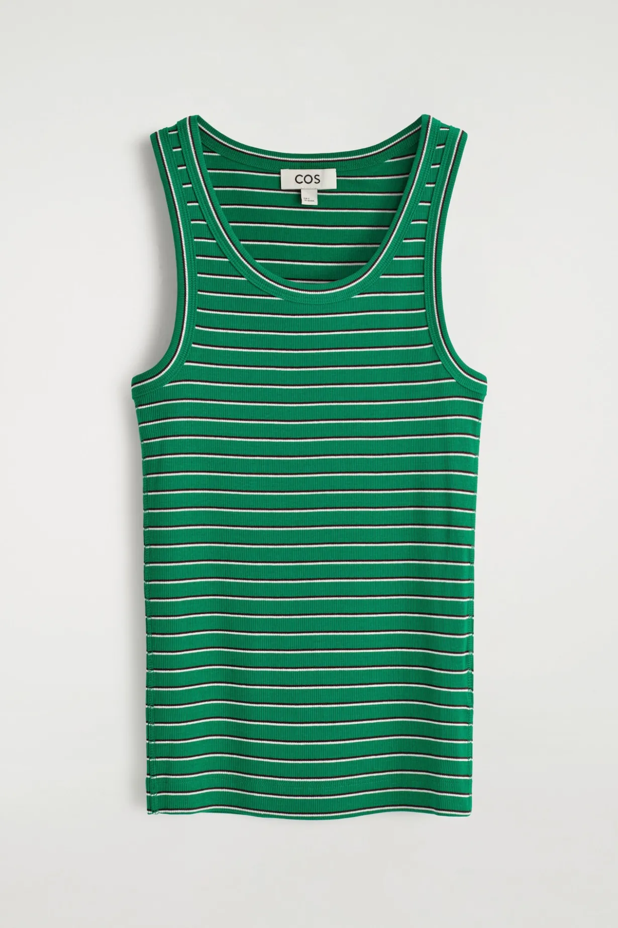 GERIPPTES TANKTOP AUS BAUMWOLLE