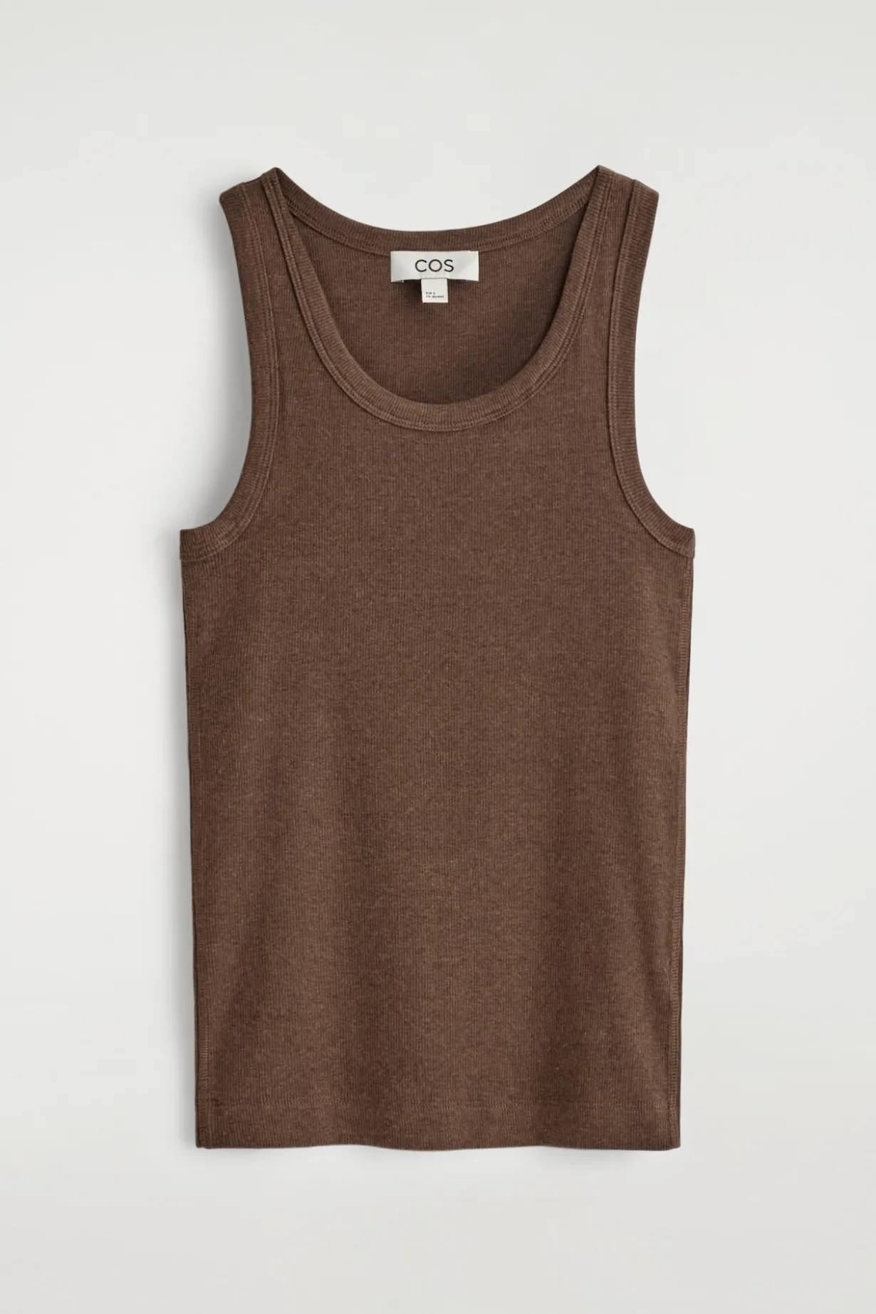 GERIPPTES TANKTOP AUS BAUMWOLLE