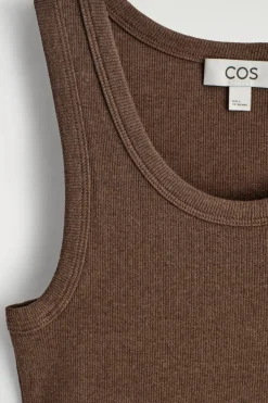 GERIPPTES TANKTOP AUS BAUMWOLLE