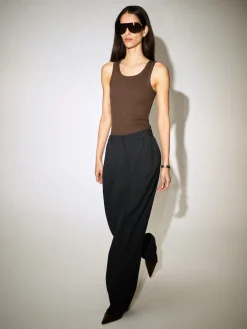 GERIPPTES TANKTOP AUS BAUMWOLLE
