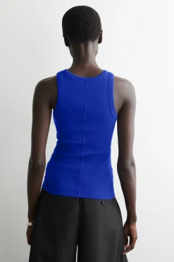 GERIPPTES TANKTOP AUS BAUMWOLLE