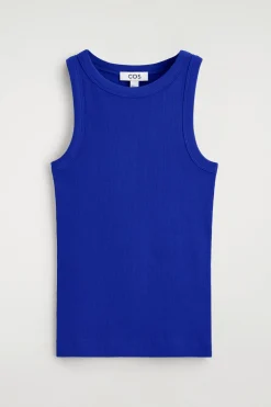 GERIPPTES TANKTOP AUS BAUMWOLLE