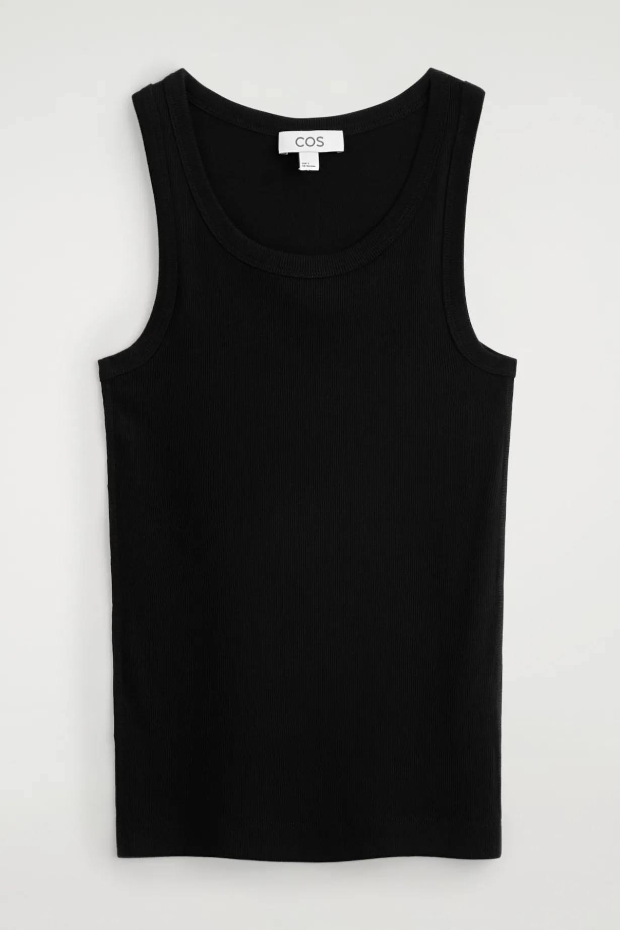 GERIPPTES TANKTOP AUS BAUMWOLLE