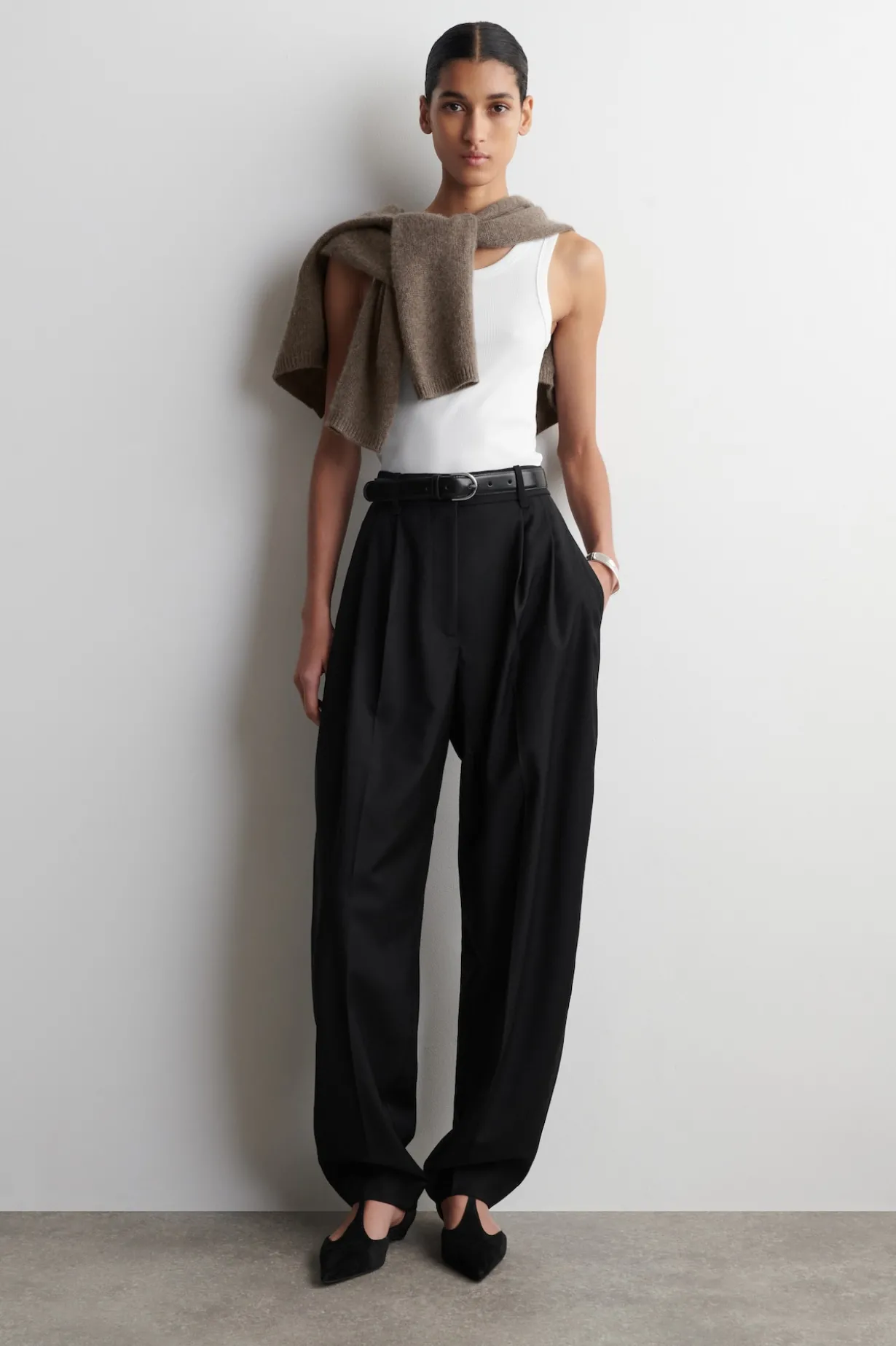 GERIPPTES TANKTOP AUS BAUMWOLLE