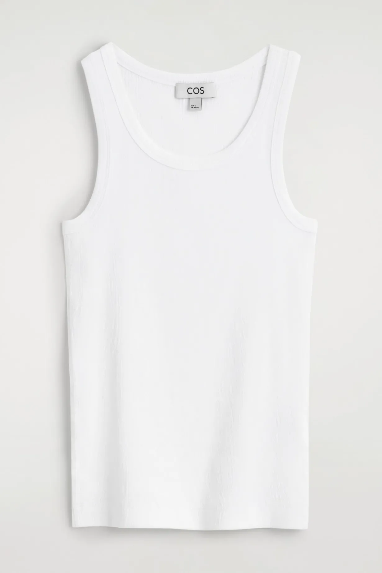 GERIPPTES TANKTOP AUS BAUMWOLLE