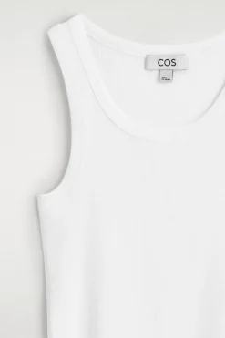 GERIPPTES TANKTOP AUS BAUMWOLLE