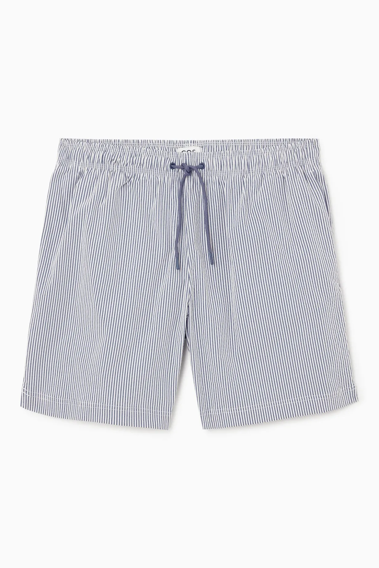 GESTREIFTE BADESHORTS AUS SEERSUCKER