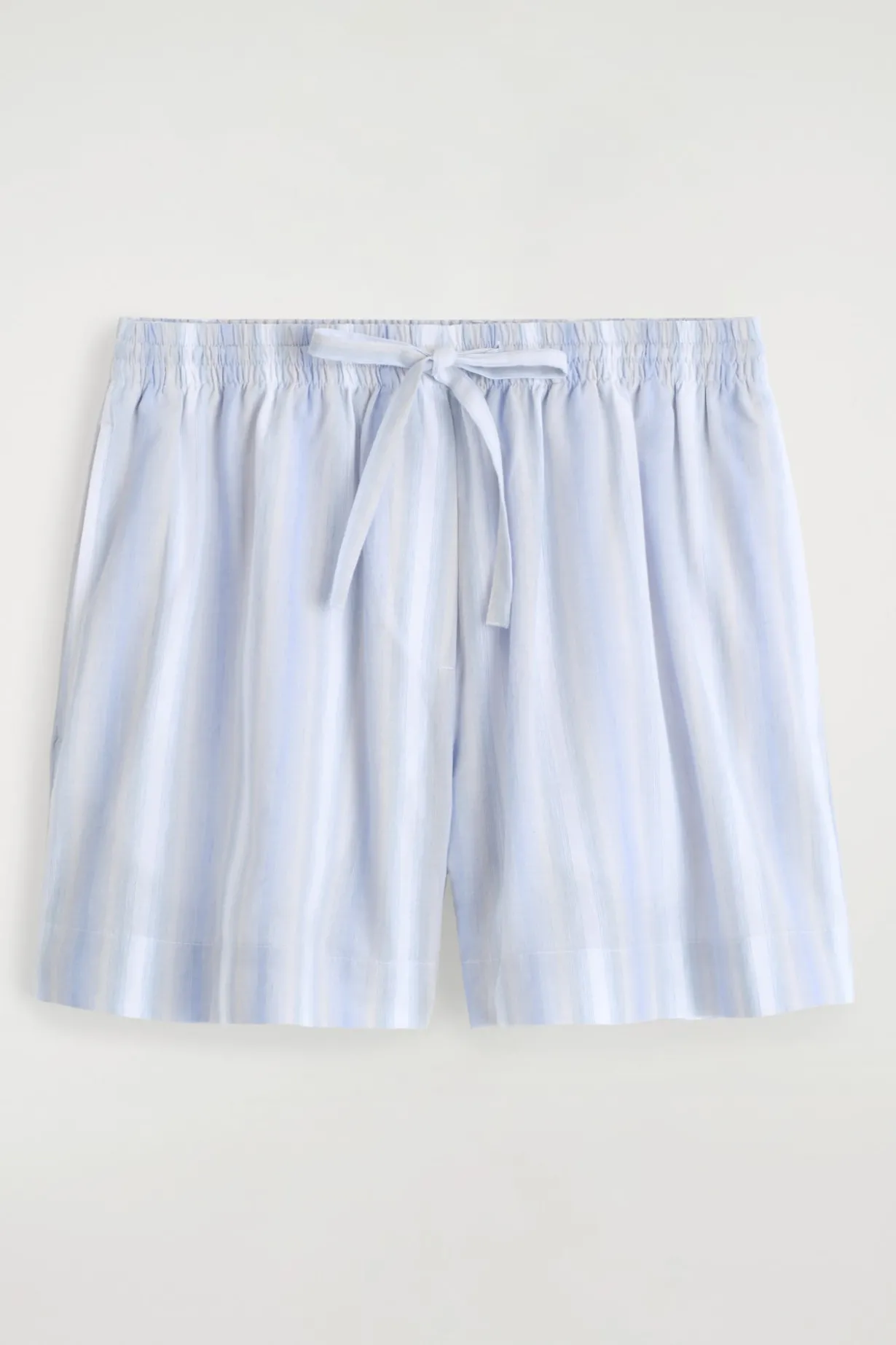 GESTREIFTE SHORTS AUS SEERSUCKER