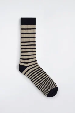 GESTREIFTE WOLLSOCKEN