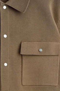 GESTRICKTE BAUMWOLLJACKE