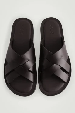 GEWEBTE LEDERSANDALEN