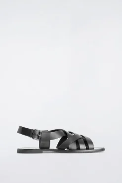 GEWEBTE LEDERSANDALEN