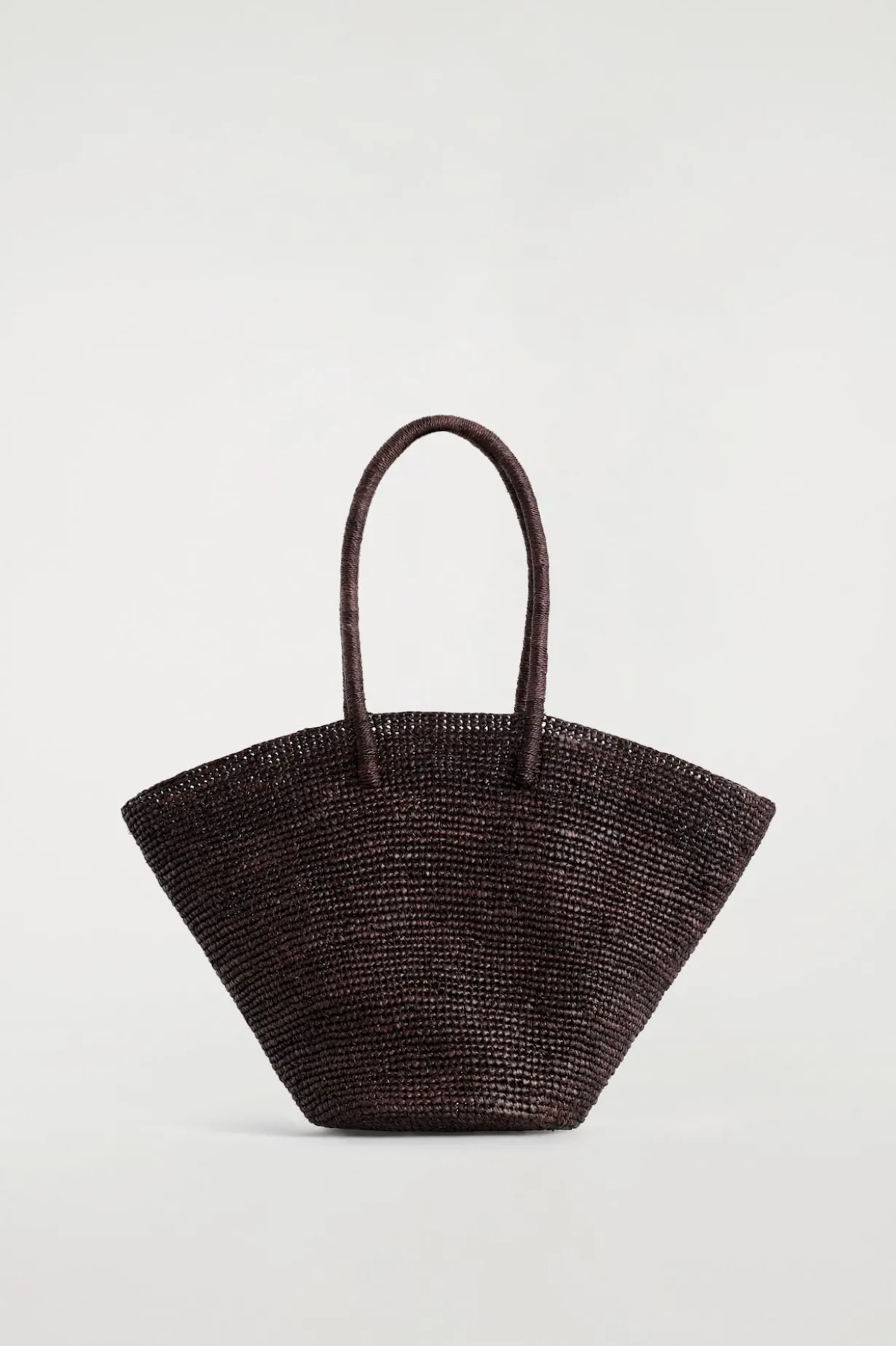 HANDGEWEBTE TASCHE - STROH