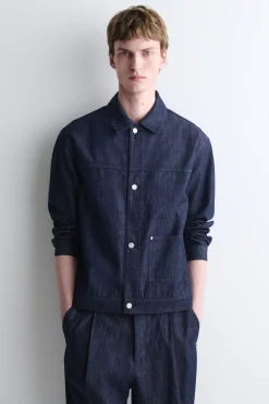 HEMDJACKE AUS DENIM