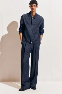 HEMDJACKE AUS DENIM