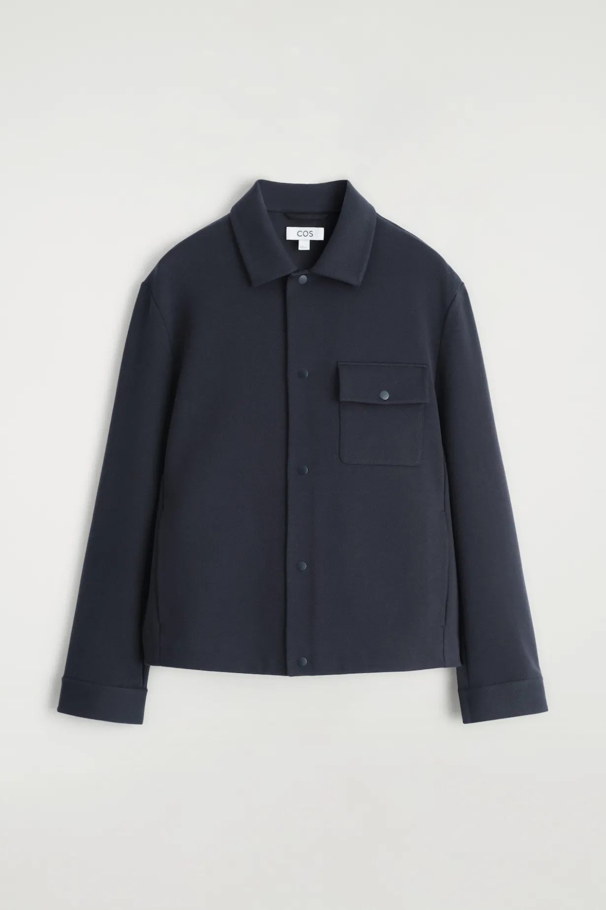 HEMDJACKE AUS JERSEY-TWILL