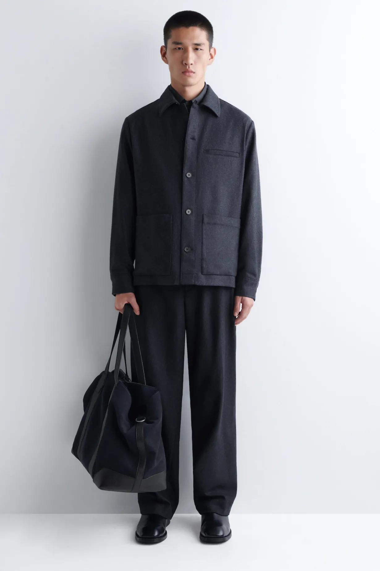 HEMDJACKE AUS WOLLE