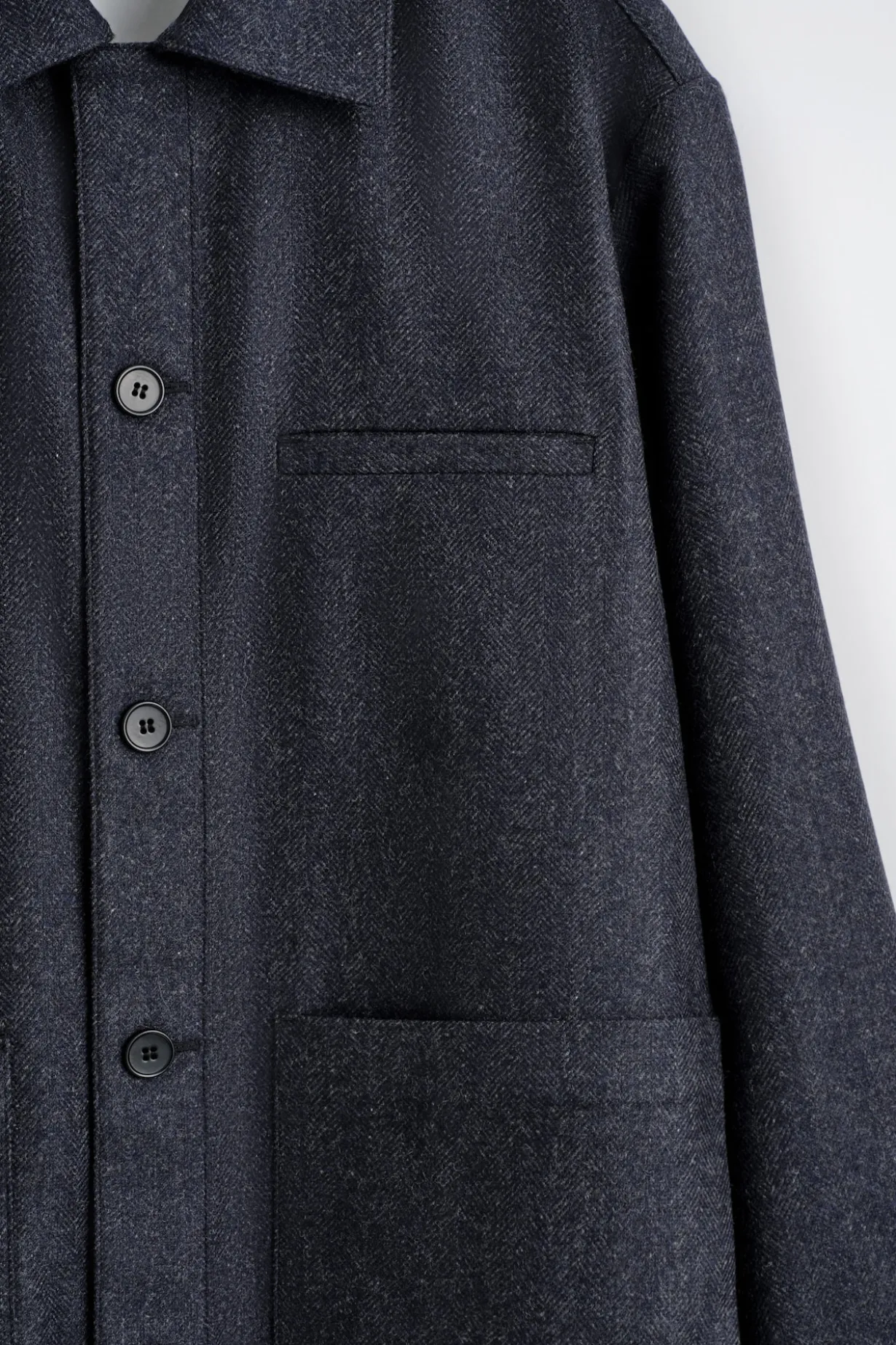 HEMDJACKE AUS WOLLE