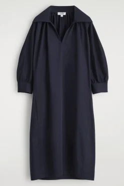 HEMDKLEID AUS BAUMWOLLE IN MIDILÄNGE