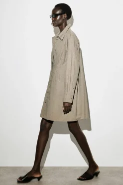 HEMDKLEID AUS BAUMWOLLE MIT GÜRTEL
