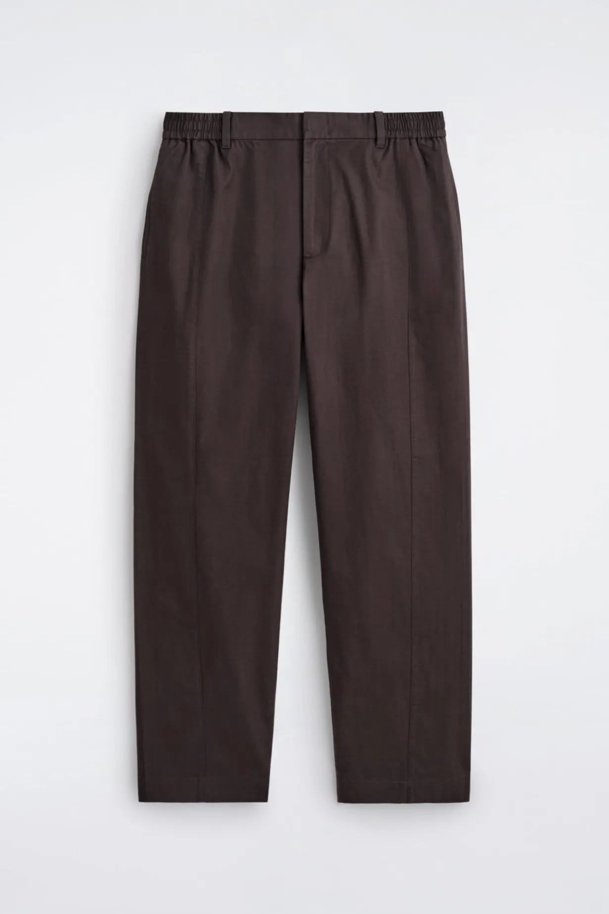 HOSE AUS BAUMWOLLE MIT GERADEM BEIN