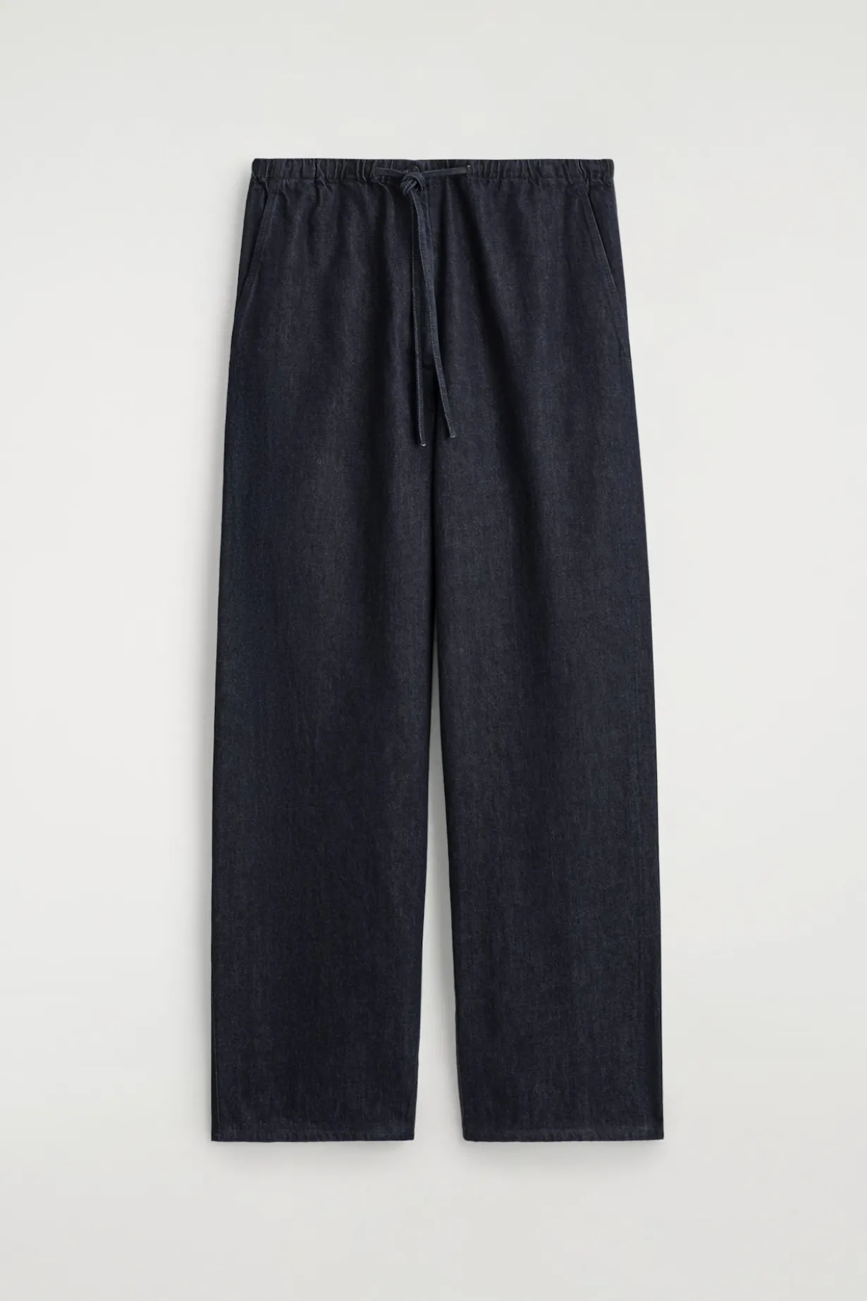 HOSE AUS DENIM MIT KORDELZUGBUND