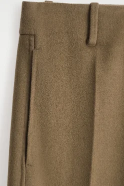 HOSE AUS DOUBLEFACE-WOLLE MIT BARREL-BEIN