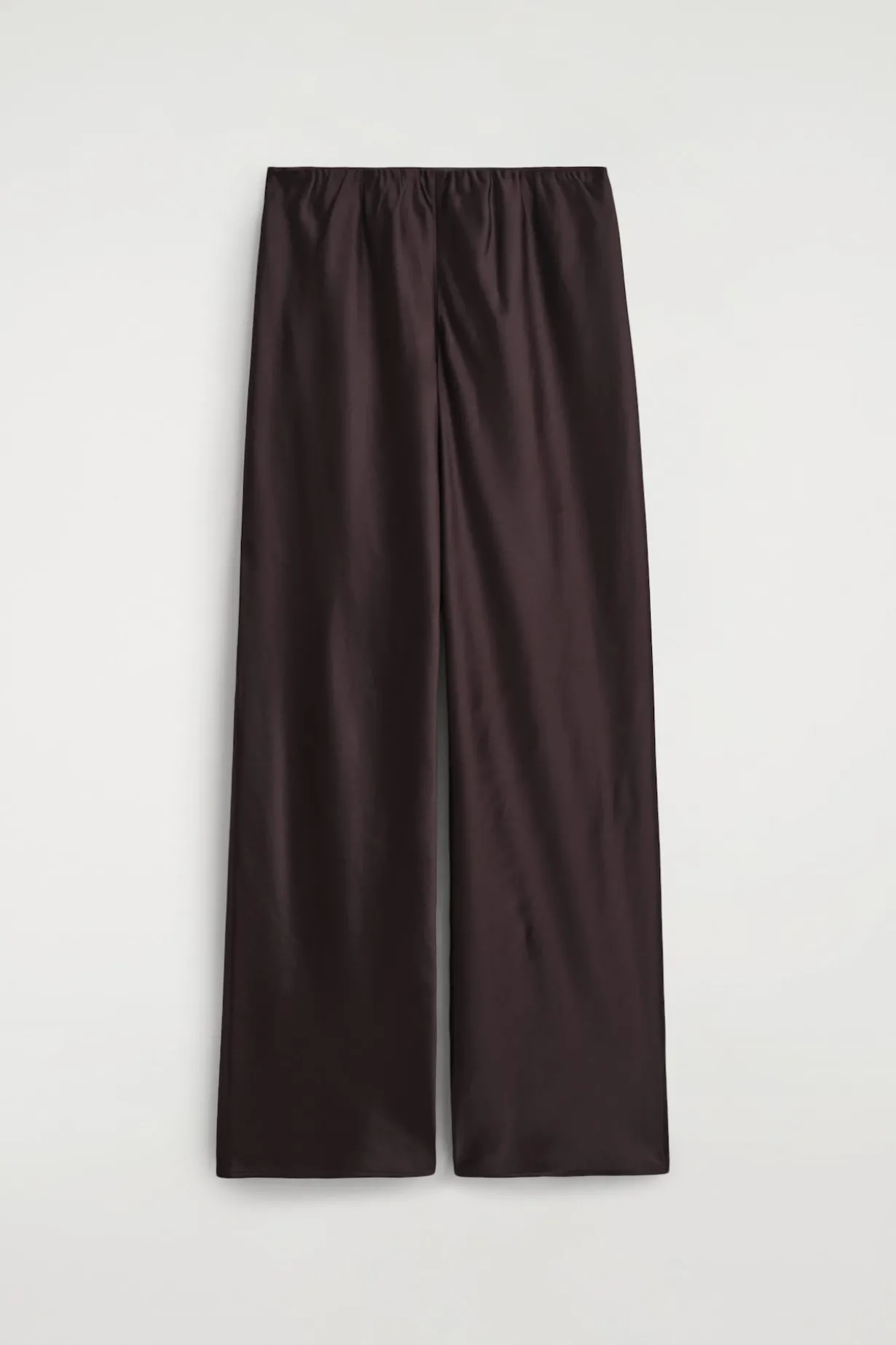HOSE AUS SATIN MIT WEITEM BEIN