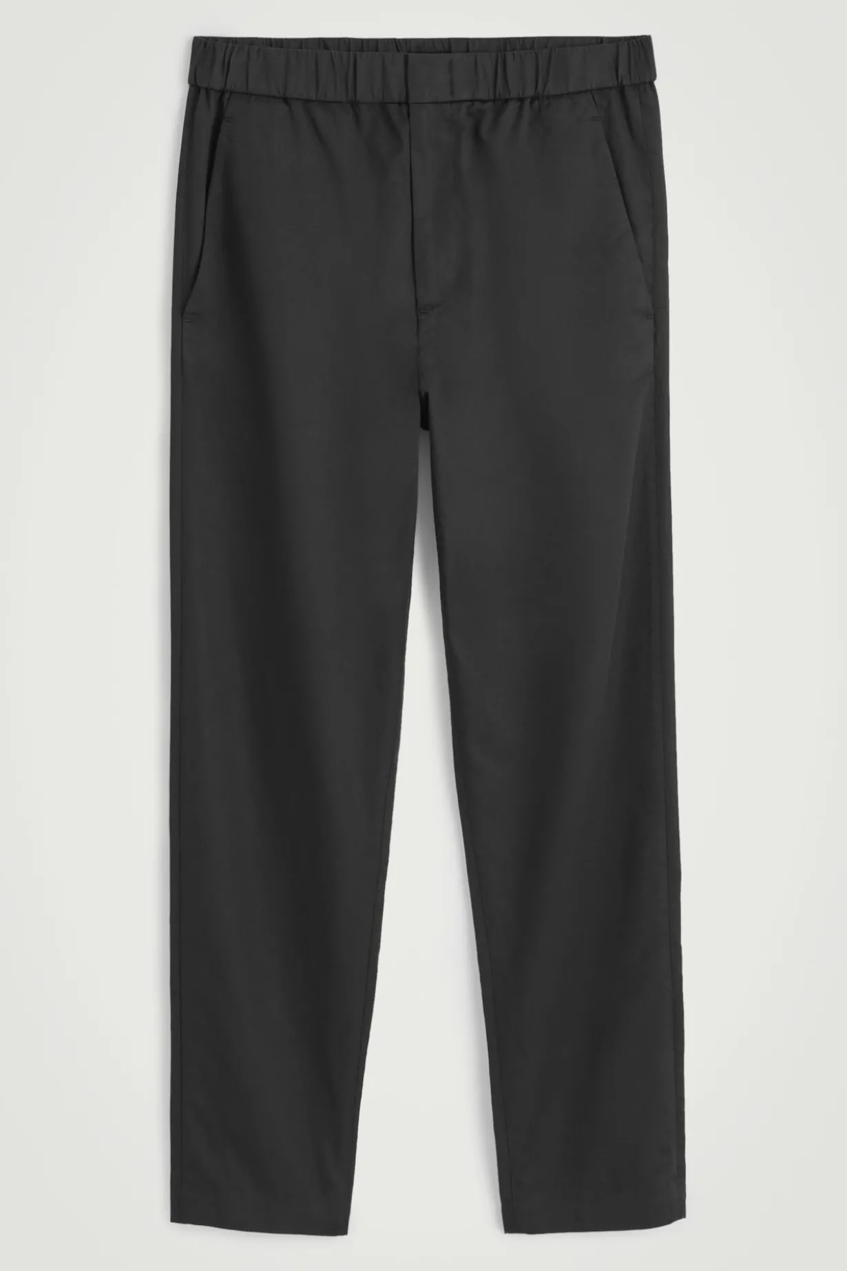 HOSE AUS TWILL MIT SCHMAL ZULAUFENDEM BEIN
