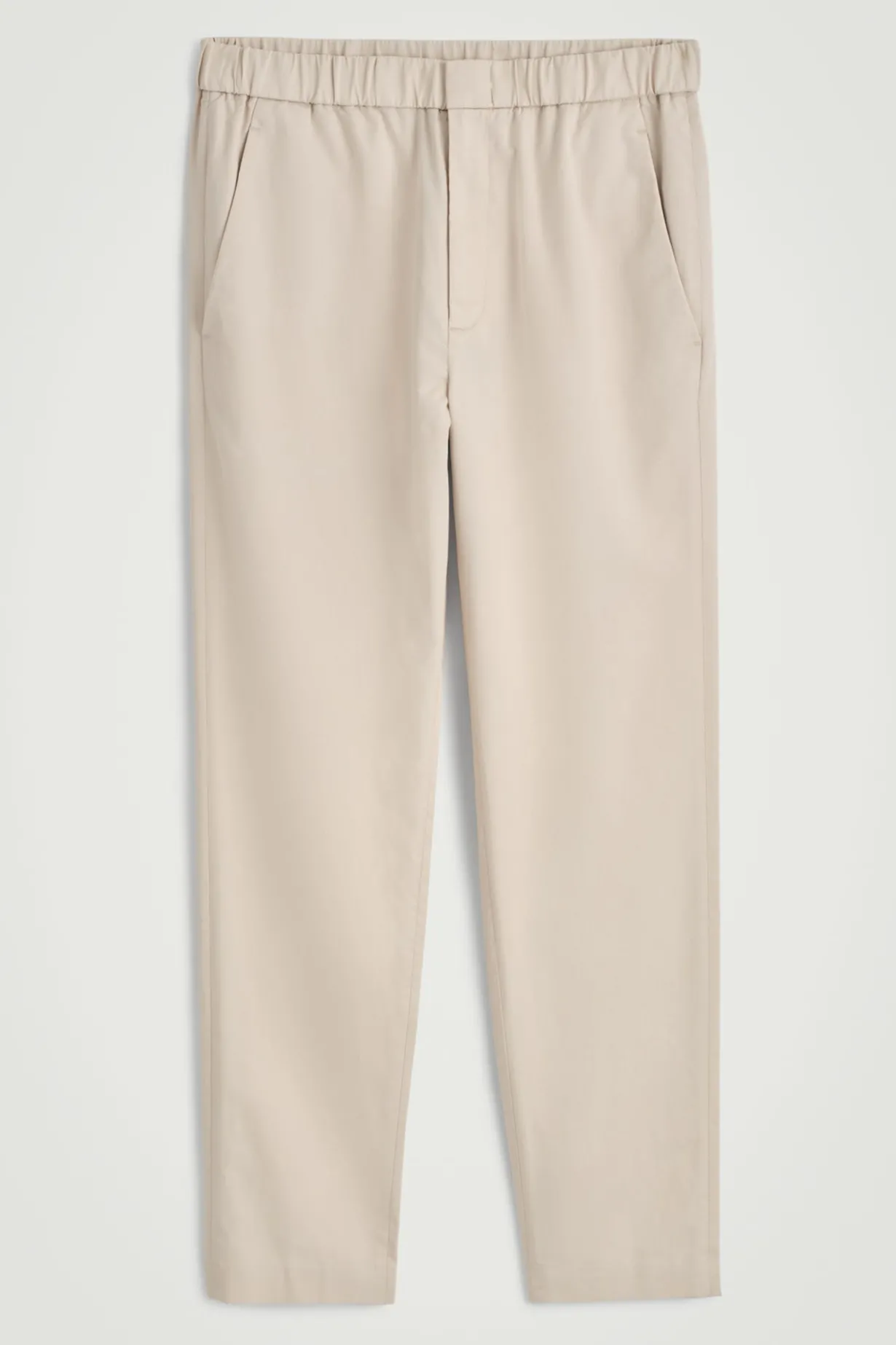 HOSE AUS TWILL MIT SCHMAL ZULAUFENDEM BEIN