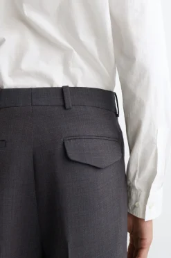HOSE AUS WOLL-MIX MIT GERADEM BEIN