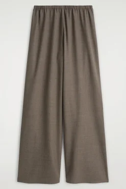 HOSE AUS WOLL-MIX MIT WEITEM BEIN
