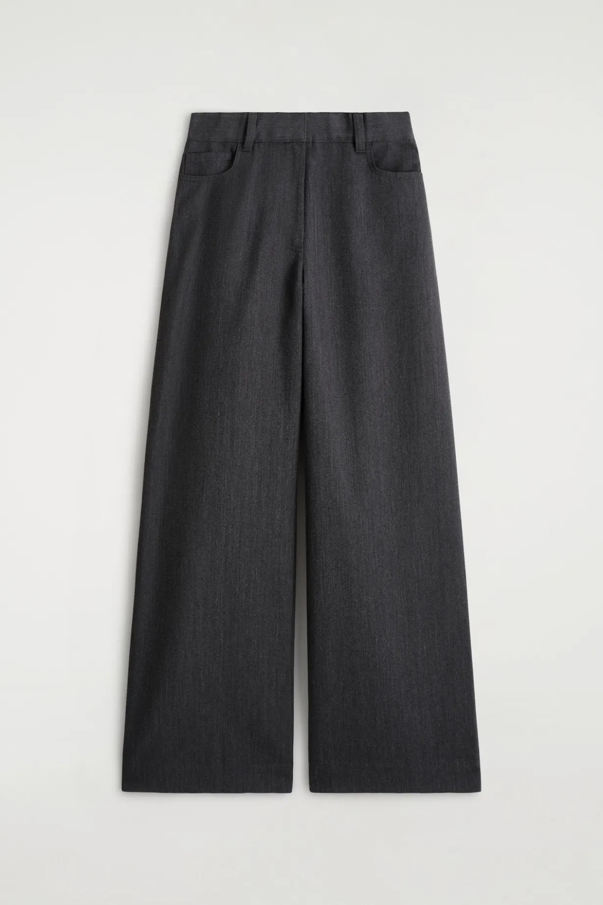 HOSE AUS WOLL-MIX MIT WEITEM BEIN
