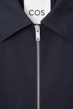 JACKE AUS BAUMWOLLE MIT KRAGEN