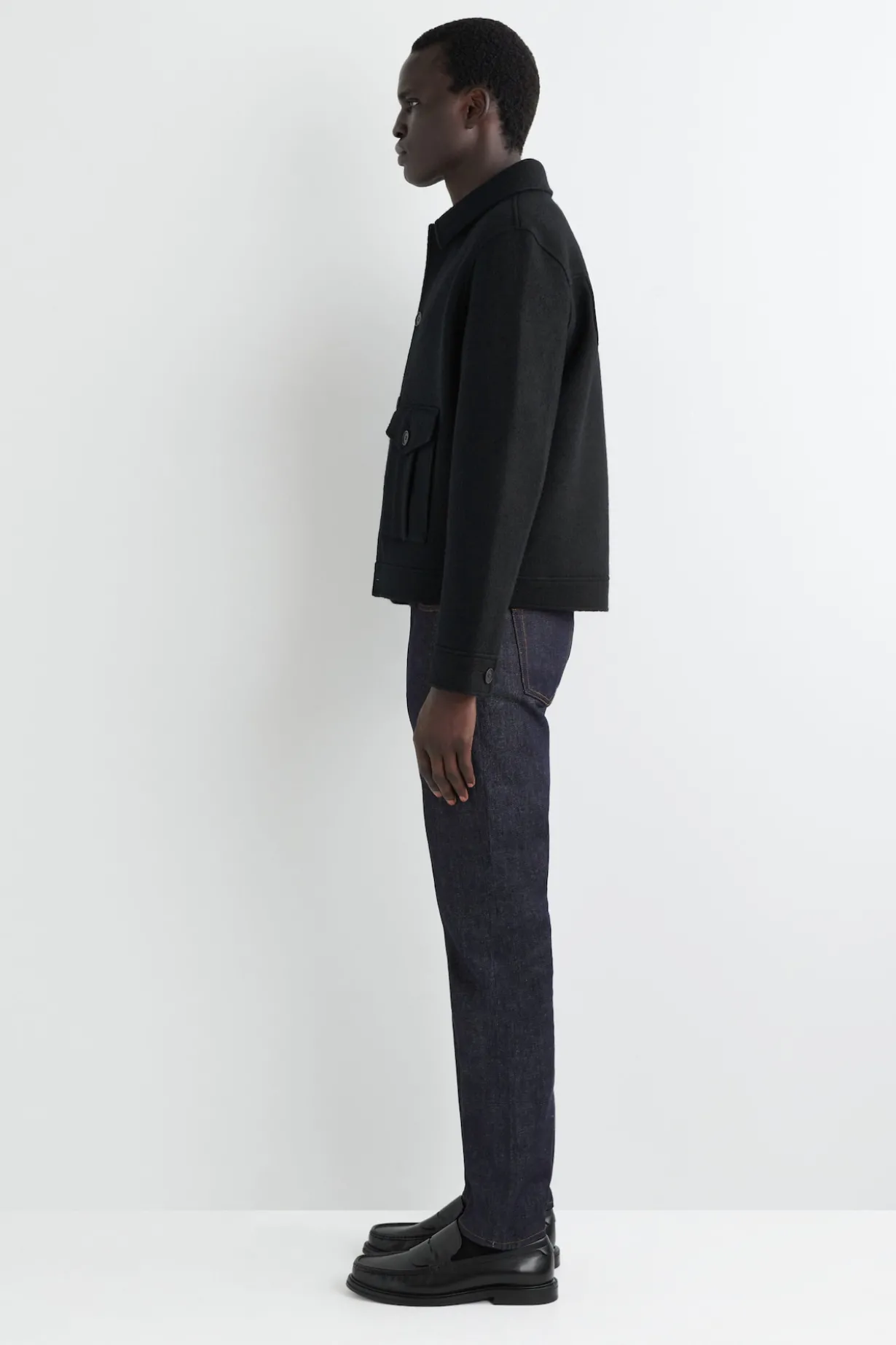JACKE AUS GEKOCHTER WOLLE