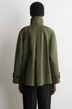 JACKE IN A-LINIE AUS BAUMWOLL-TWILL