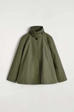 JACKE IN A-LINIE AUS BAUMWOLL-TWILL