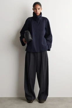 JACKE IN A-LINIE AUS BAUMWOLL-TWILL
