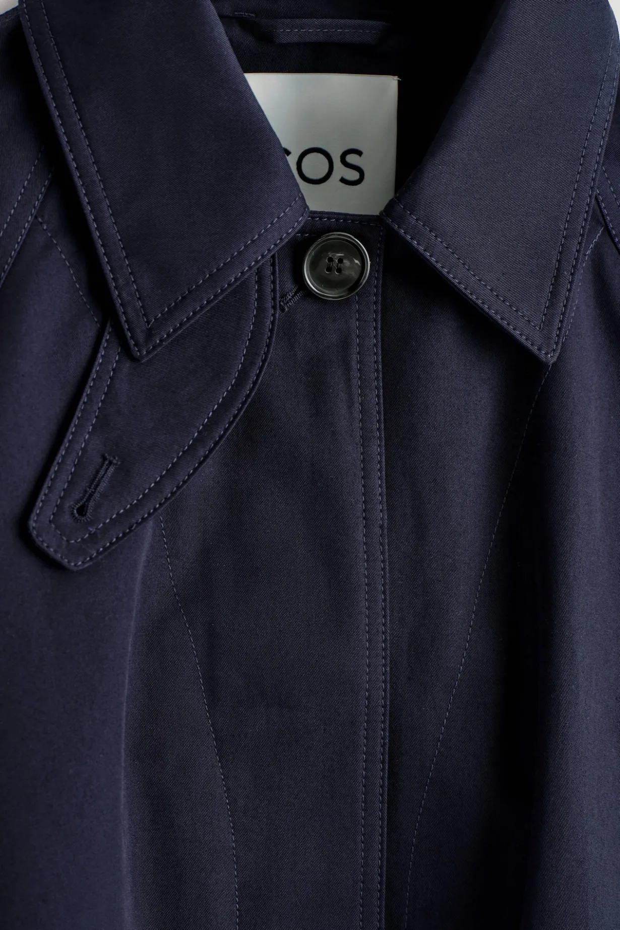 JACKE IN A-LINIE AUS BAUMWOLL-TWILL
