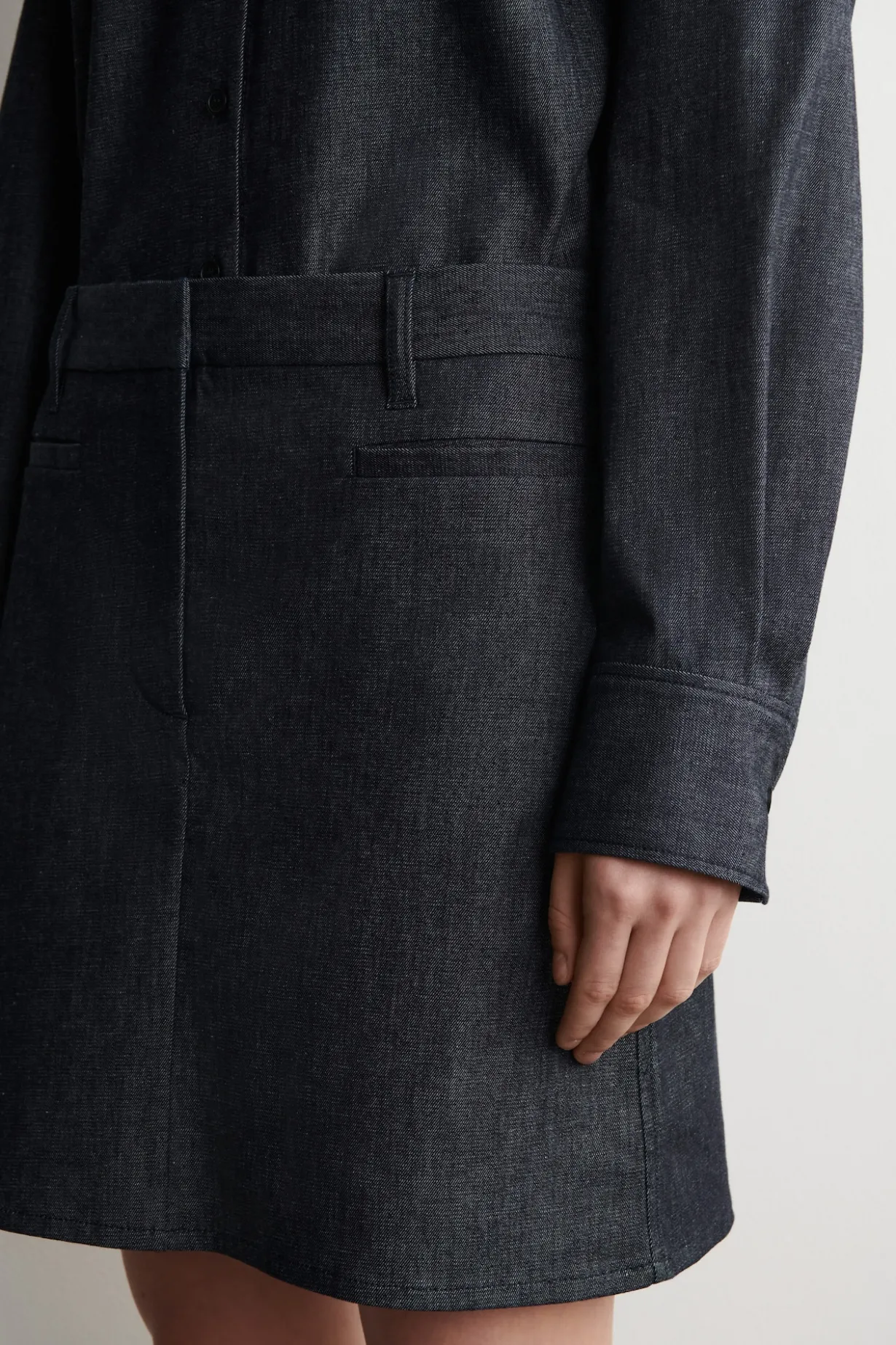 JEANSROCK IN MINILÄNGE