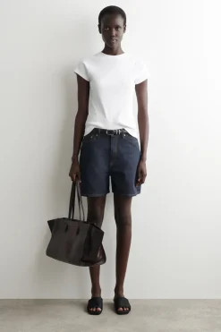 JEANSSHORTS MIT HOHEM BUND