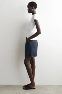 JEANSSHORTS MIT HOHEM BUND