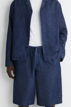 JEANSSHORTS MIT KORDELZUGBUND