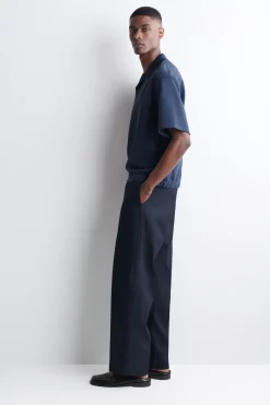 JERSEY-BONDED POLOSHIRT AUS BAUMWOLL-TWILL