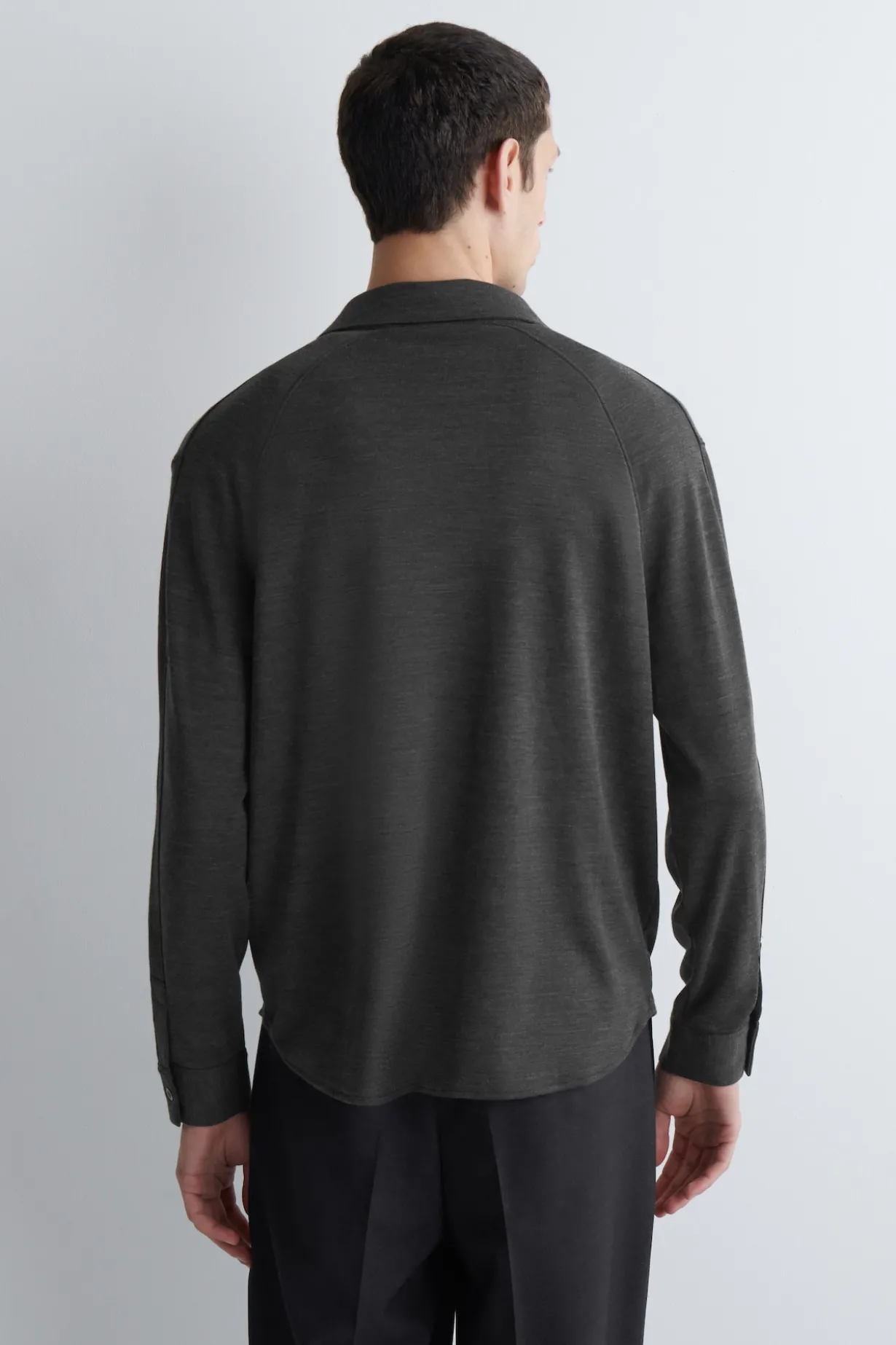 JERSEYHEMD AUS WOLL-MIX