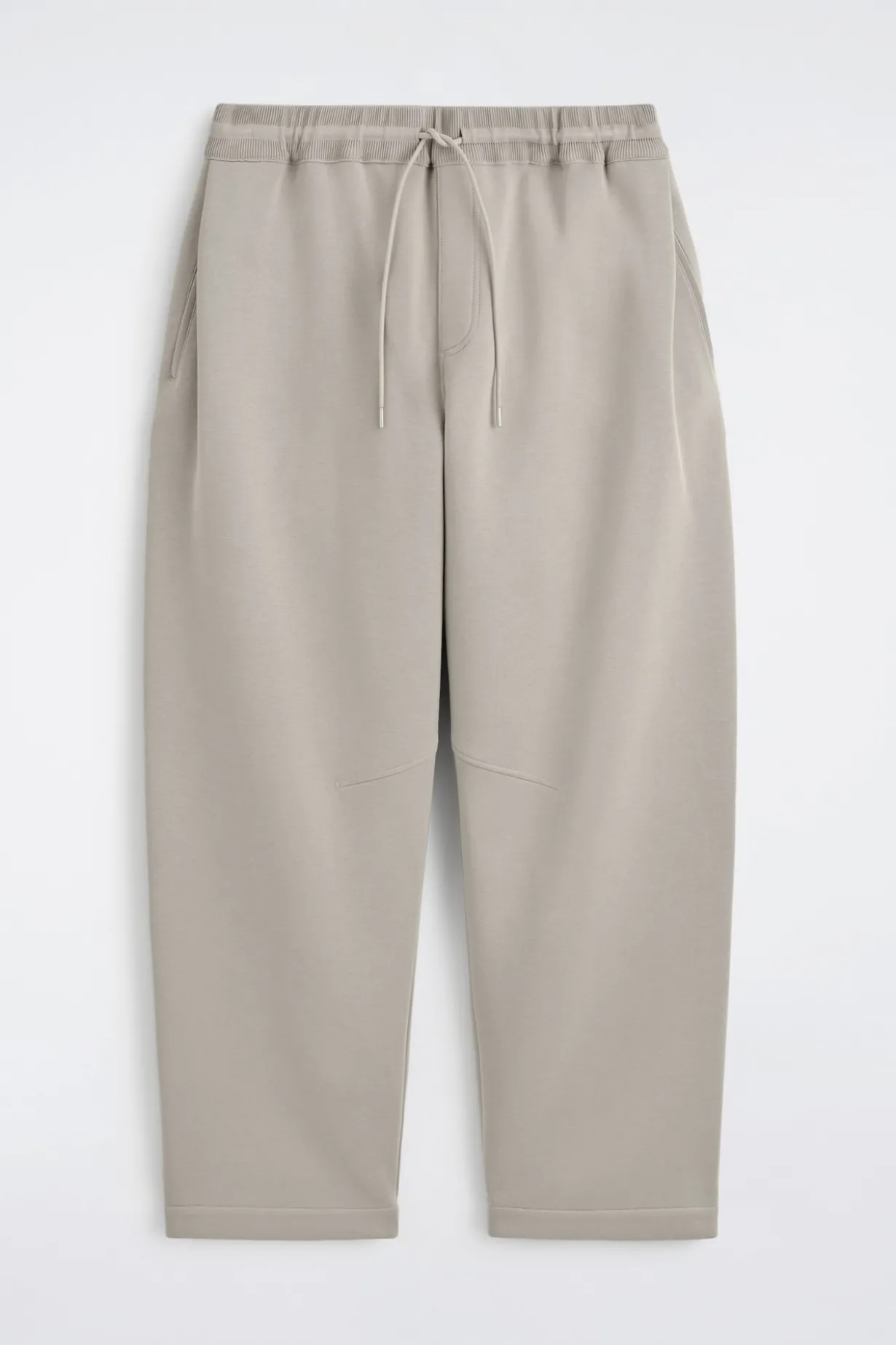 JOGGINGHOSE AUS BAUMWOLL-PIQUÉ MIT BARREL-BEIN